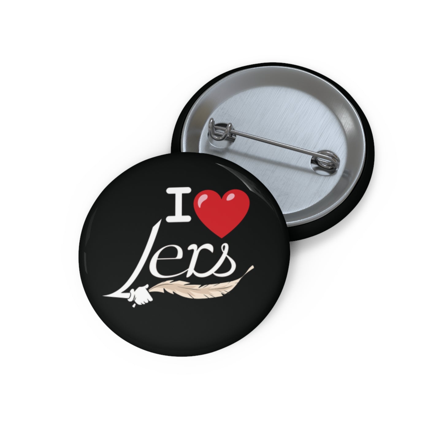 Custom Pin Buttons - I ❤️ Lers