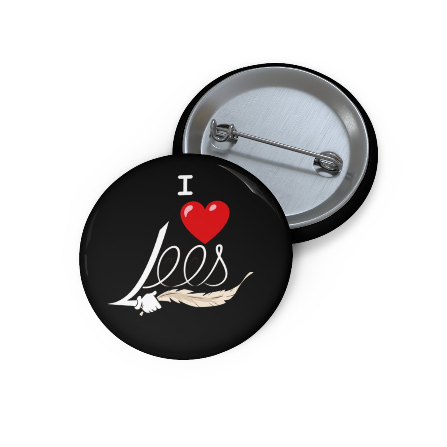 I ❤️ Lees-Custom Pin Buttons
