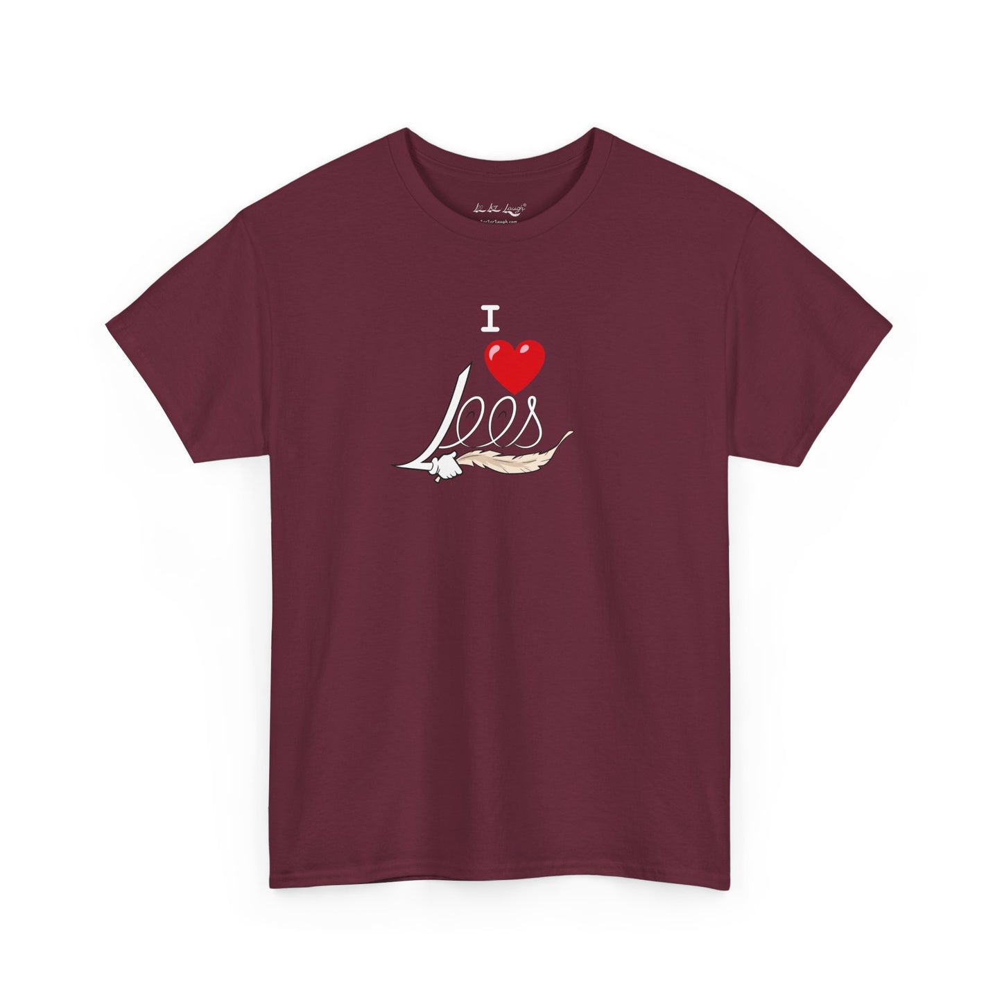 I Heart Lees Unisex Heavy Cotton Tee, 7 Colors