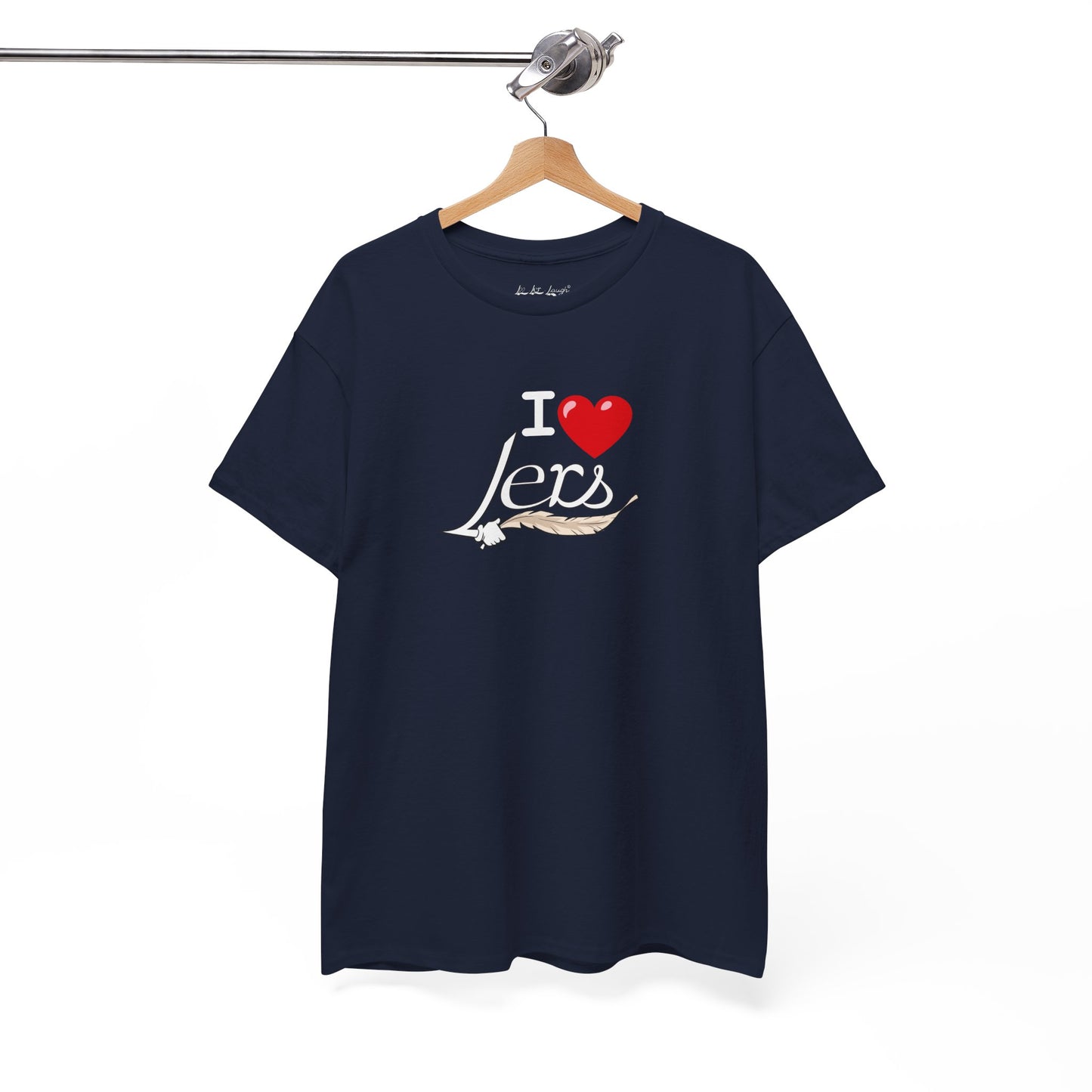 I Heart Lers Unisex Heavy Cotton Tee, 7 Colors