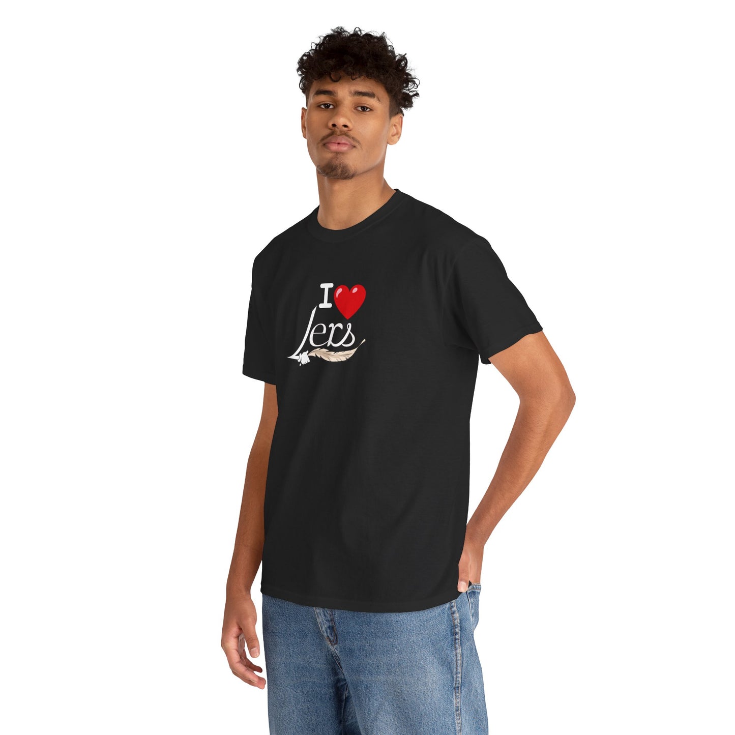 I Heart Lers Unisex Heavy Cotton Tee, 7 Colors