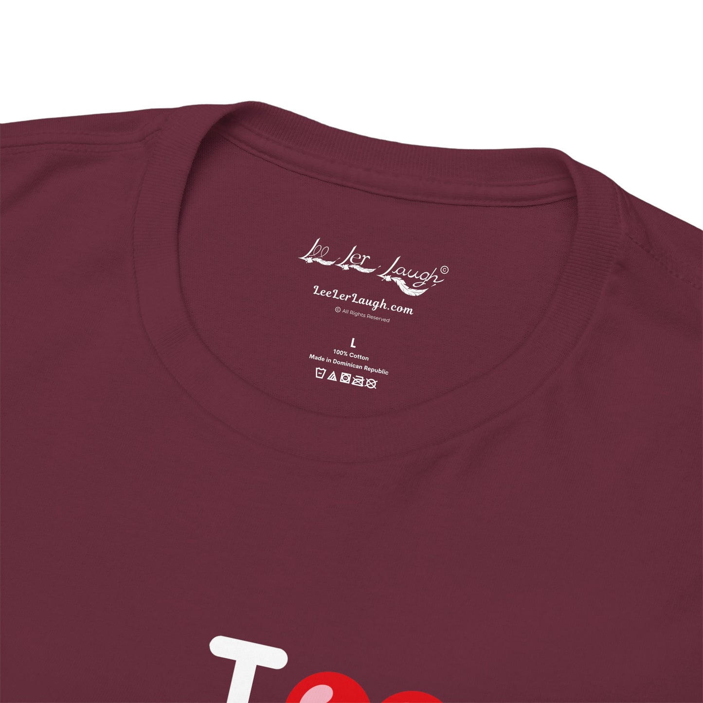 I Heart Lers Unisex Heavy Cotton Tee, 7 Colors