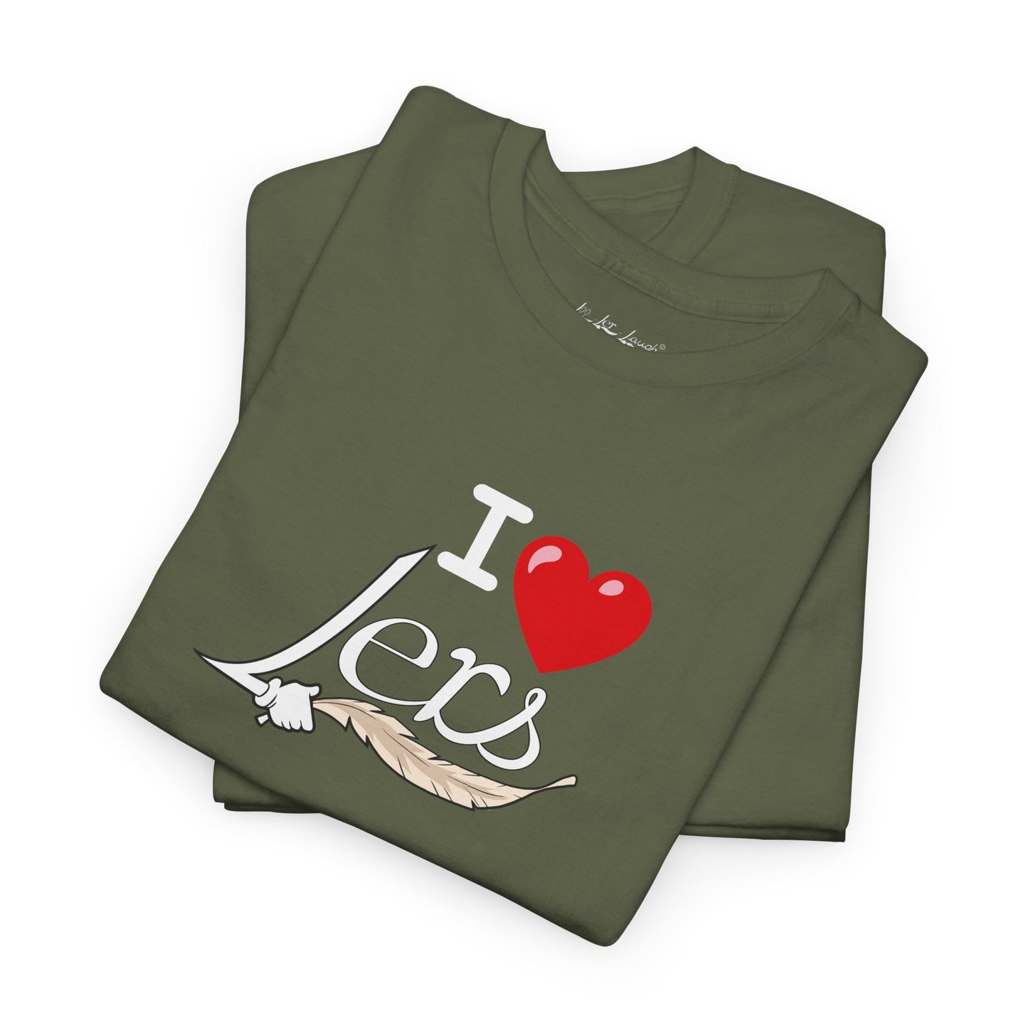 I Heart Lers Unisex Heavy Cotton Tee, 7 Colors